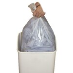 High density clear bin liner